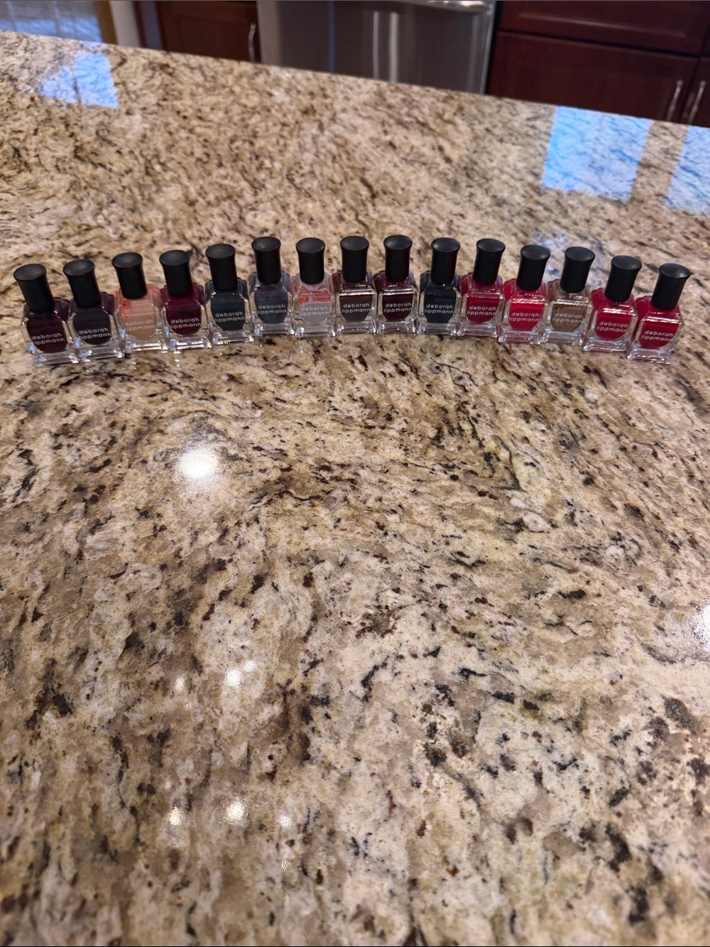 Assorted Nail Polish Collection in Red and Pink Shades - Multipack